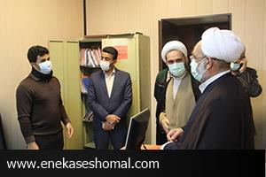 بازدید سرزده رئیس کل دادگستری مازندران از دادگستری شهرستان ساری